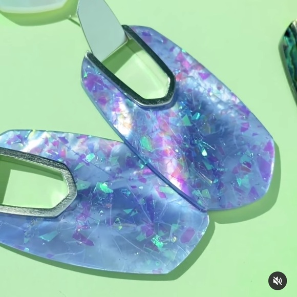 NWT Kendra Scott Large Kailyn Iridescent Lilac๐๐๐๐๐๐๐ - Picture 6 of 7